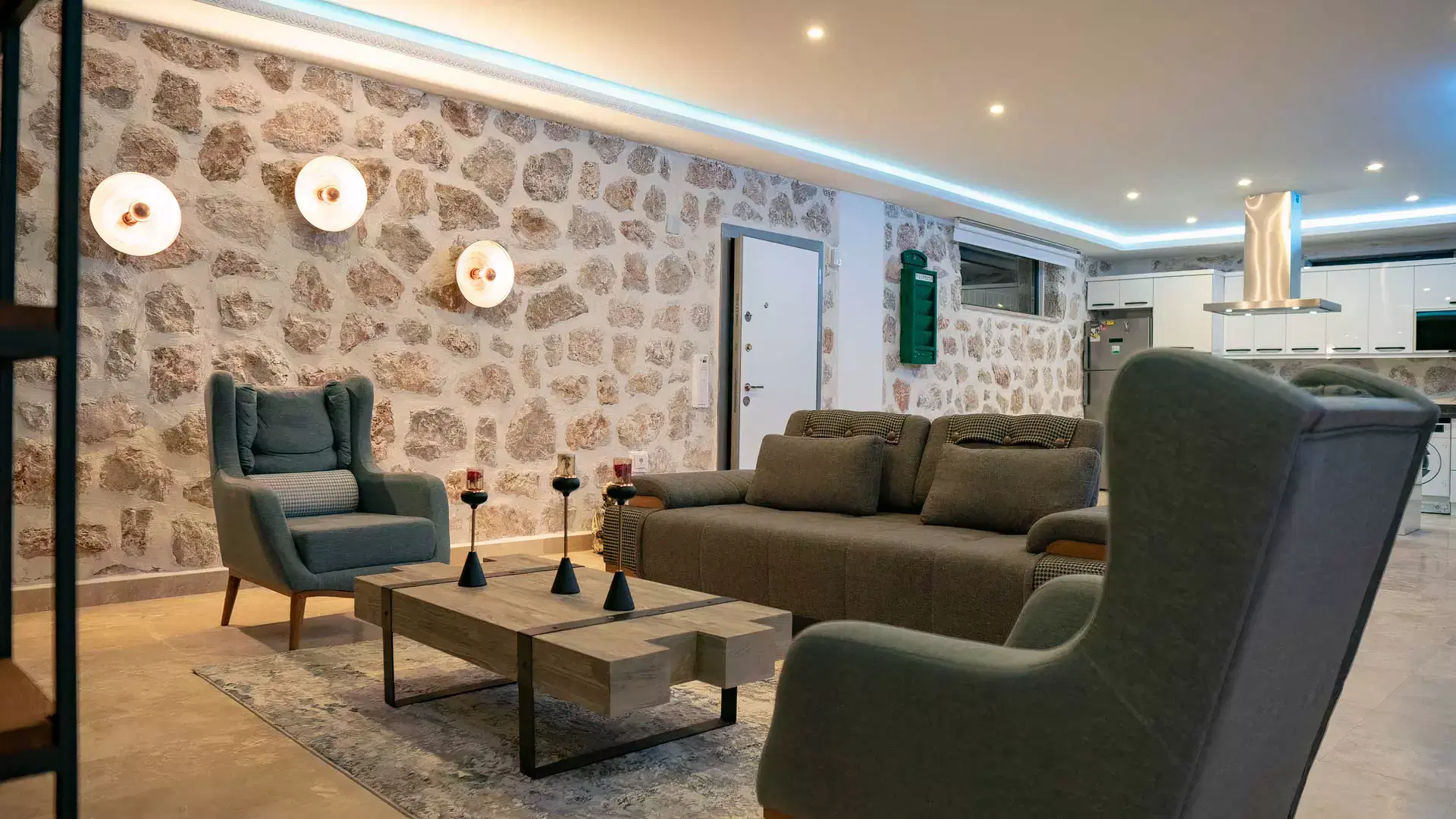 Stone Villa with Jacuzzi & Heated Pool - Year-Round Holiday in Islamlar image 3 of 37